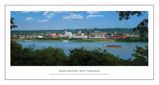 Huntington skyline poster
