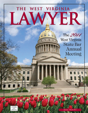 The West Virginia Lawyer magazine cover.